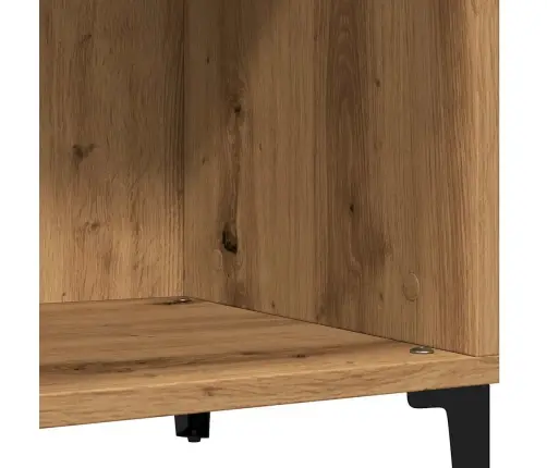 Ierakstu Skapītis, Koka Krāsa, 84,5X38X89 Cm, Inženierijas Koks Vidaxl