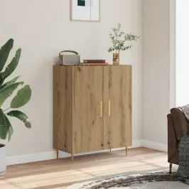 Kumode, Koka Krāsa, 69,5X34X90 Cm, Inženierijas Koks Vidaxl