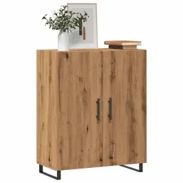 Kumode, Koka Krāsa, 69,5X34X90 Cm, Inženierijas Koks Vidaxl