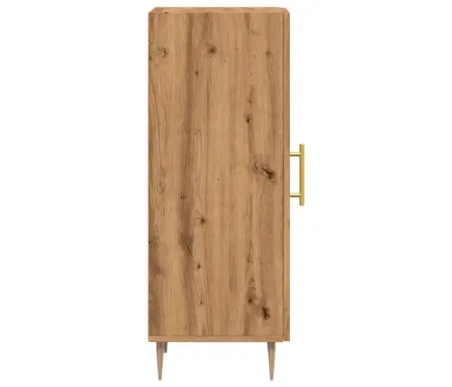 Kumode, Koka Krāsa, 34,5X34X90 Cm, Inženierijas Koks Vidaxl