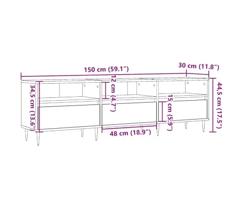 Telerikapp Artisan Tamm 150X30X44,5 Cm Ehituspuit Telerikapp Artisan Tamm 150X30X44,5 Cm Ehituspuit