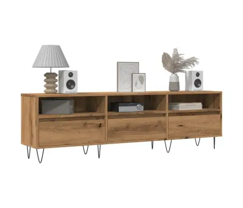 Tv Skapītis, Veca Koka, 150X30X44,5 Cm, Inženierijas Koks Vidaxl
