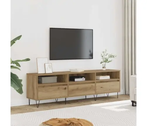 Televizoriaus Spintelė, Artisano Ąžuolo, 150X30X44,5cm Mediena