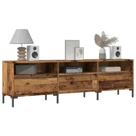 Tv Skapītis, Veca Koka, 150X30X44,5 Cm, Inženierijas Koks Vidaxl