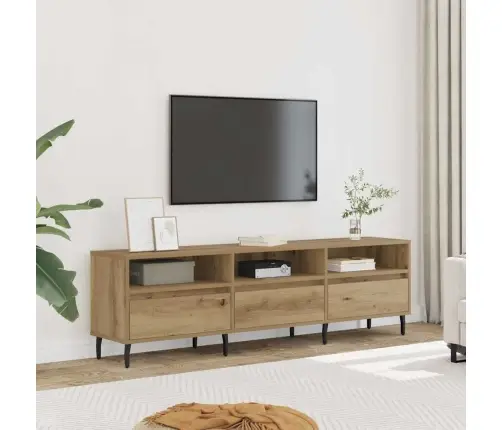 Tv Skapītis, Koka Krāsa, 150X30X44,5 Cm, Inženierijas Koks Vidaxl