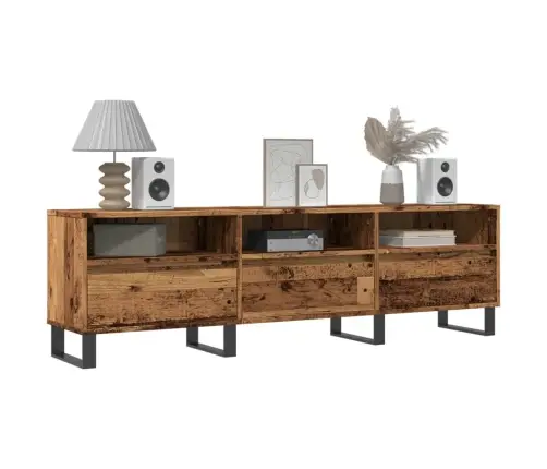 Tv Skapītis, Veca Koka, 150X30X44,5 Cm, Inženierijas Koks Vidaxl