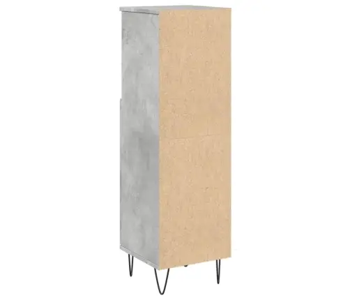 Vannasistabas Skapītis, Pelēks, 30X30X100 Cm, Inženierijas Koks Vidaxl Vannasistabas Skapītis, Pelēks, 30X30X100 Cm, Inženierijas Koks Vidaxl