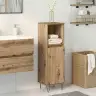 Vannasistabas Skapītis Koka Krāsa 30X30X100Cm Inženierijas Koks Vidaxl