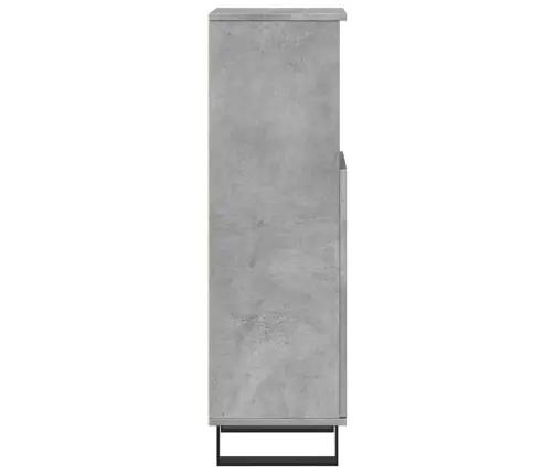 Vonios Kambario Spintelė, Betono Pilka, 30X30X100cm Mediena