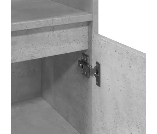 Vonios Kambario Spintelė, Betono Pilka, 30X30X100cm Mediena