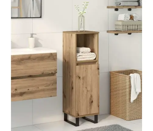 Vonios Kambario Spintelė, Artisano Ąžuolo, 30X30X100cm Mediena