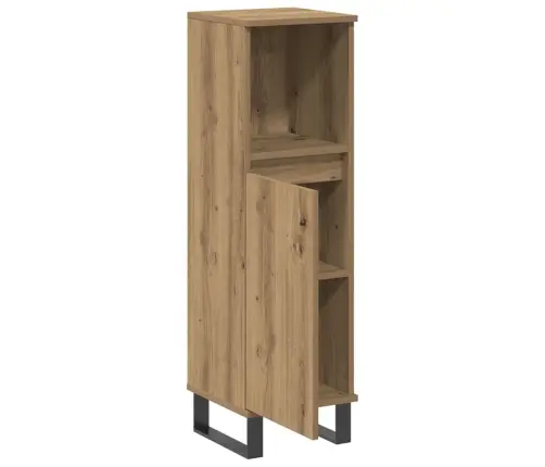 Vonios Kambario Spintelė, Artisano Ąžuolo, 30X30X100cm Mediena