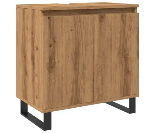 Vannitoakapp, Käsitöötamm, 58 X 33 X 60 cm Tehispuit