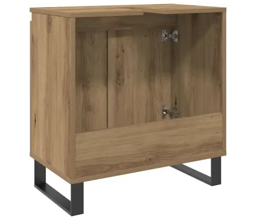 Vannitoakapp, Käsitöötamm, 58 X 33 X 60 cm Tehispuit