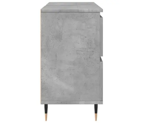 Vonios Kambario Spintelė, Betono Pilka, 80X33X60cm Mediena