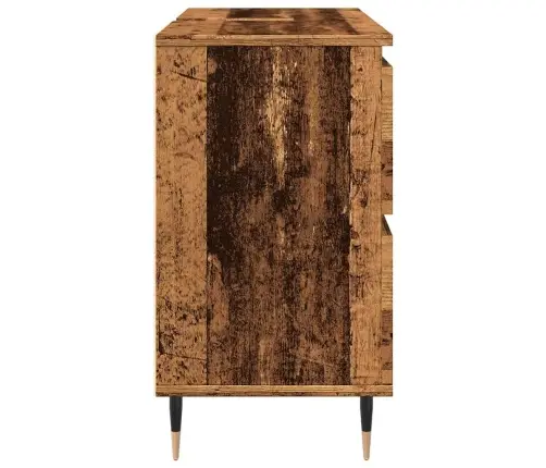 Vannasistabas Skapis, 80X33X60 Cm, Konstruēts Koks, Veca Koka Vidaxl
