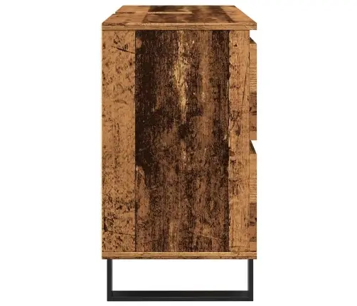 Vannasistabas Skapītis Veca Koka 80X33X60 Cm Inženierijas Koks Vidaxl