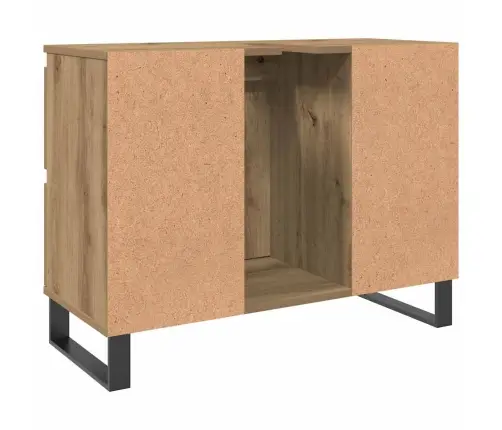 Vonios Kambario Spintelė, Artisano Ąžuolo, 80X33X60cm Mediena