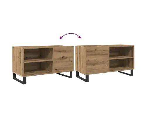 Ierakstu Skapītis, Koka Krāsa, 84,5X38X48 Cm, Inženierijas Koks Vidaxl