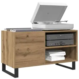 Ierakstu Skapītis, Koka Krāsa, 84,5X38X48 Cm, Inženierijas Koks Vidaxl