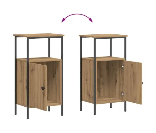Naktsskapīši 2 Gab Artisan Oak 41X31X80 Cm Engineered Wood Vidaxl