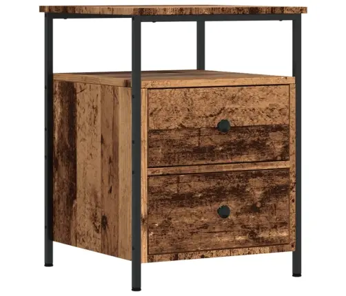 Naktinės Spintelės, 2Vnt., Medienos, 44X45X60cm Mediena Naktinės Spintelės, 2Vnt., Medienos, 44X45X60cm Mediena