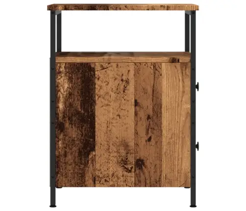 Naktinės Spintelės, 2Vnt., Medienos, 44X45X60cm Mediena Naktinės Spintelės, 2Vnt., Medienos, 44X45X60cm Mediena