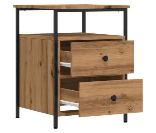 Naktsskapīši 2 Gab Artisan Oak 44X45X60 Cm Engineered Wood Vidaxl