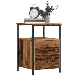 Öökapid 2 Tk Vana Puit 34X35,5X50 Cm Tehniline Puit