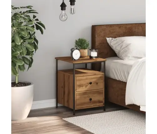 Naktinė Spintelė, Artisano Ąžuolo, 34X35,5X50cm Mediena