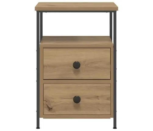 Naktinė Spintelė, Artisano Ąžuolo, 34X35,5X50cm Mediena