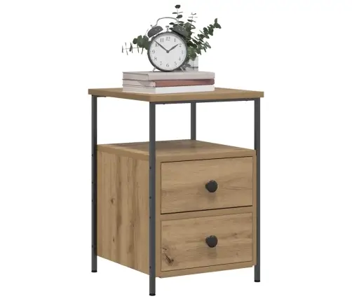 Naktinė Spintelė, Artisano Ąžuolo, 34X35,5X50cm Mediena