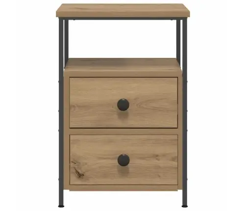 Naktsskapīši 2 Gab. Koka Krāsa 34X35,5X50 Cm Inženierijas Koks Vidaxl