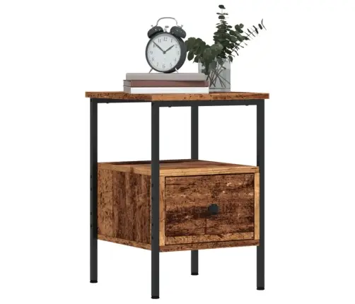 Naktsskapīši 2 Gab. Veca Koka 34X36X50 Cm Inženierijas Koks Vidaxl