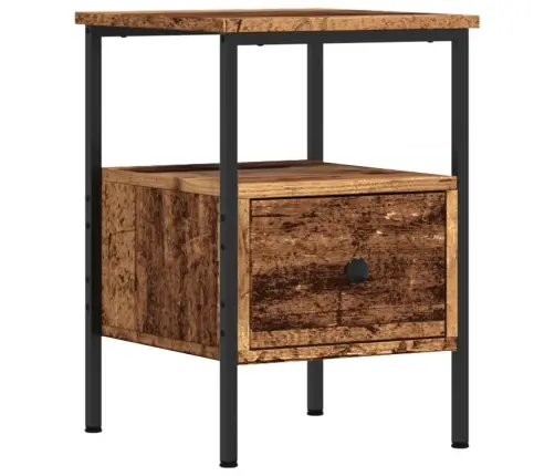 Naktsskapīši 2 Gab. Veca Koka 34X36X50 Cm Inženierijas Koks Vidaxl