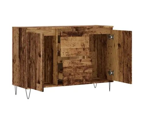 Kumode, Veca Koka, 101,5X35X70 Cm, Inženierijas Koks Vidaxl