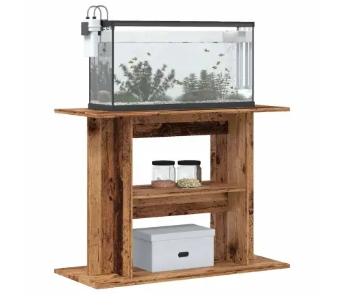 Akvārija Statīvs, Veca Koka, 80X35X60 Cm, Inženierijas Koks Vidaxl