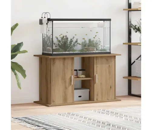 Akvaariumialus, Käsitööna Valminud Tamm, 101 X 41 X 58 cm Töödeldud Puit