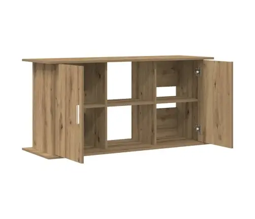 Akvariumo Stovas, Ąžuolo Spalvos, 121X41X58cm Inžinerinė Mediena