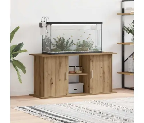 Akvariumo Stovas, Ąžuolo Spalvos, 121X41X58cm Inžinerinė Mediena