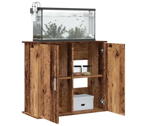 Akvaariumi Alus, Vana Puit, 81 X 36 X 73 cm Tehispuit