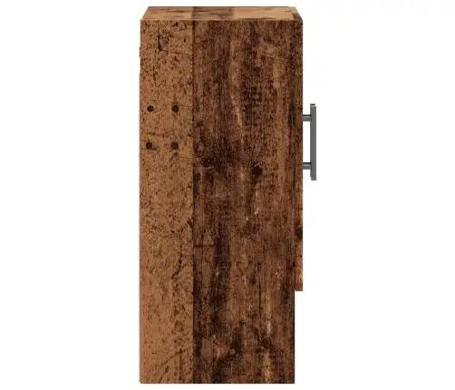 Sienas Skapītis, Veca Koka, 60X31X70 Cm, Inženierijas Koks Vidaxl