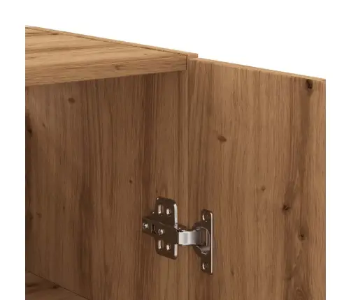 Sienas Skapis Amatnieks Ozols 60X31X70 Cm Inženierzinātne Koks Vidaxl