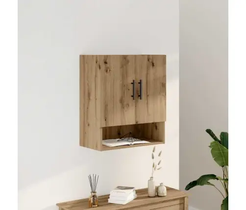 Sienas Skapis Amatnieks Ozols 60X31X70 Cm Inženierzinātne Koks Vidaxl