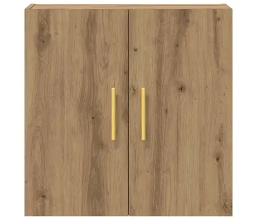 Sienas Skapītis, Koka Krāsa, 60X31X60 Cm, Inženierijas Koks Vidaxl