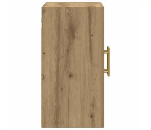 Sienas Skapītis, Koka Krāsa, 60X31X60 Cm, Inženierijas Koks Vidaxl