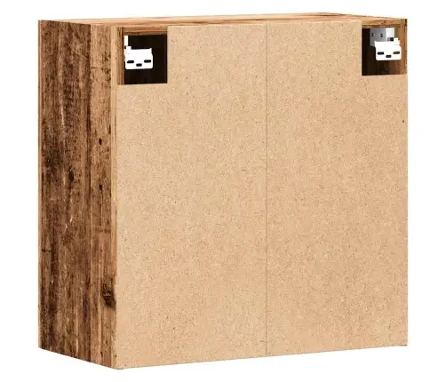 Sienas Skapītis, Veca Koka, 60X31X60 Cm, Inženierijas Koks Vidaxl