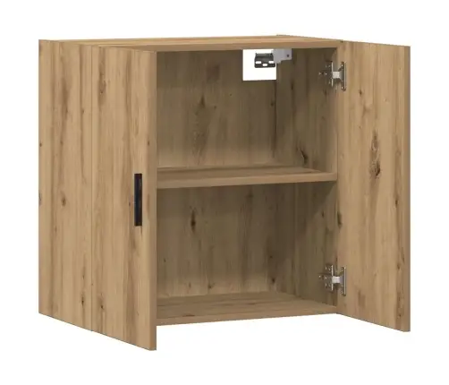 Sienas Skapītis, Koka Krāsa, 60X31X60 Cm, Inženierijas Koks Vidaxl