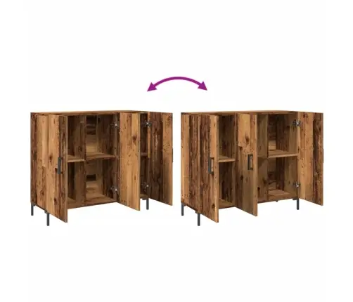 Šoninė Spintelė, Medienos, 90X34X80cm Apdirbta Mediena Šoninė Spintelė, Medienos, 90X34X80cm Apdirbta Mediena