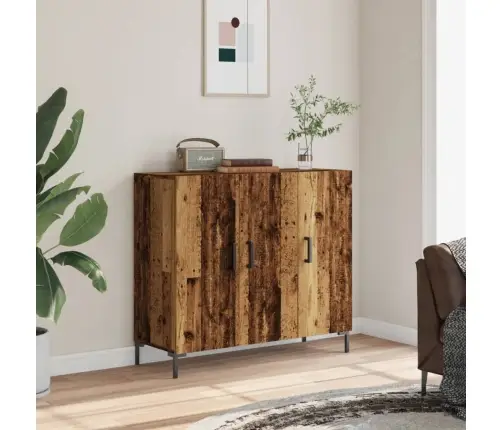 Šoninė Spintelė, Medienos, 90X34X80cm Apdirbta Mediena Šoninė Spintelė, Medienos, 90X34X80cm Apdirbta Mediena